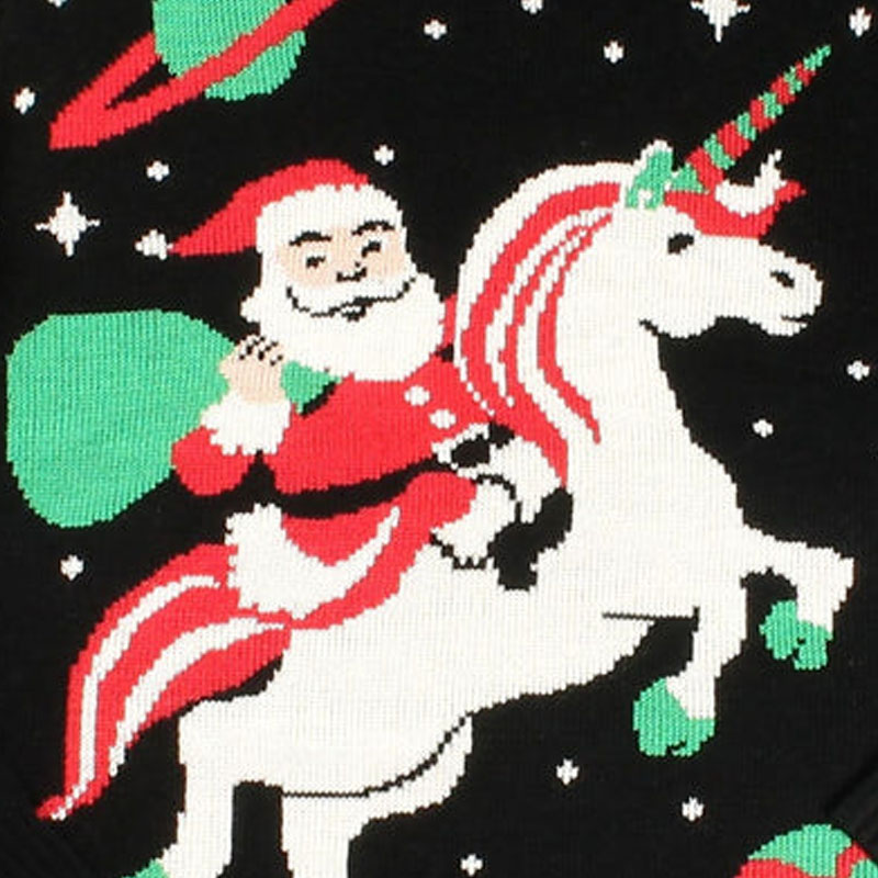 Santa Unicorn Ugly Women Christmas Sweater